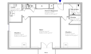 Appartement 3 Pièces 72 m² à vendre à Poissy (78300)