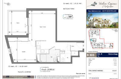 location appartement 824 € CC /mois à proximité de Villeneuve-Lès-Maguelone (34750)