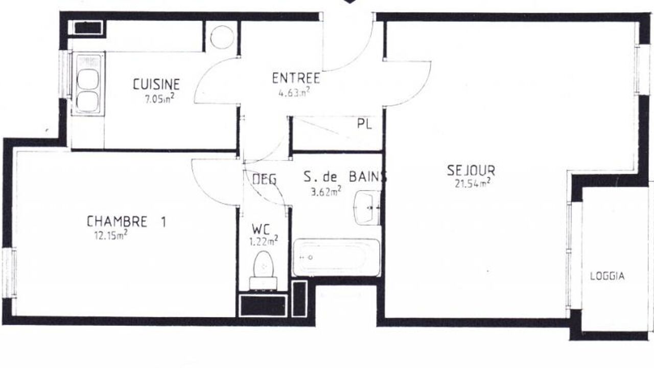 appartement 2 pièces 52 m2 à louer à Montigny-le-Bretonneux (78180)