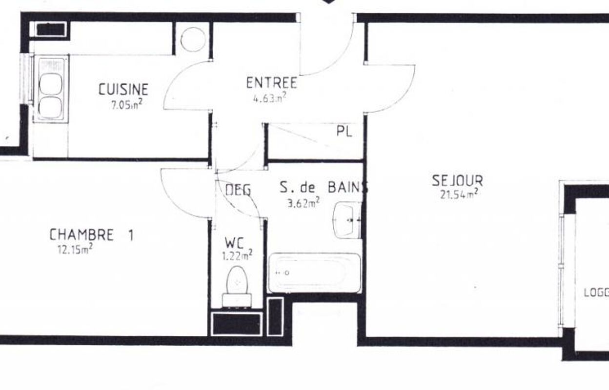 appartement 2 pièces 52 m2 à louer à Montigny-le-Bretonneux (78180)