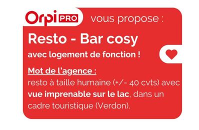 vente commerce 137 000 € à proximité de Sainte-Croix-du-Verdon (04500)