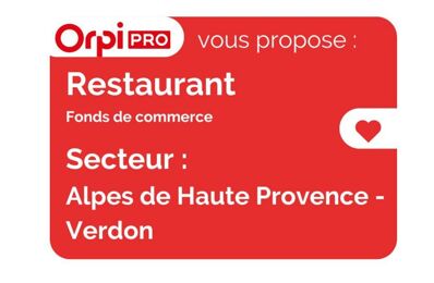 vente commerce 137 000 € à proximité de Esparron-de-Verdon (04800)