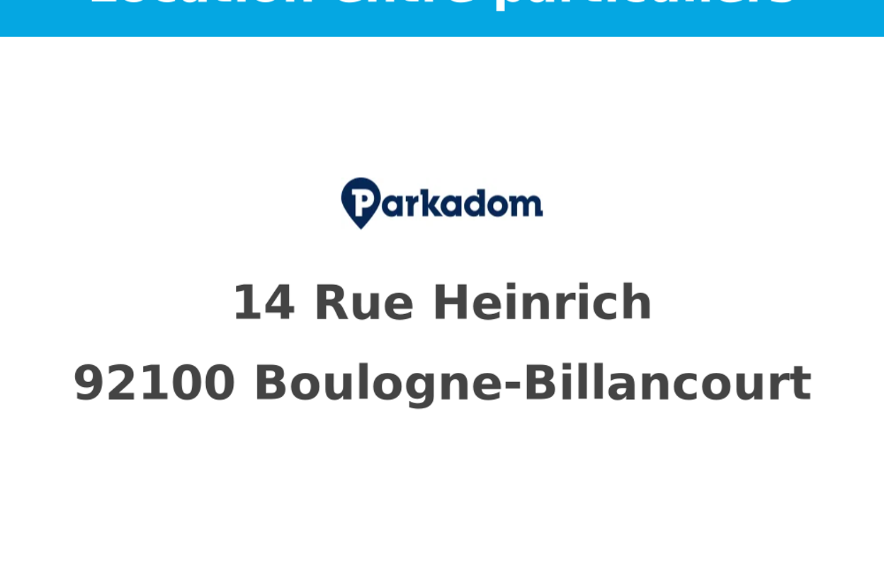 garage  pièces  m2 à louer à Boulogne-Billancourt (92100)