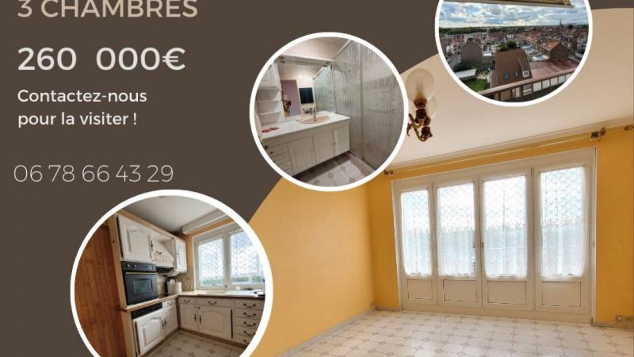 appartement 4 pièces 82 m2 à vendre à Croix (59170)