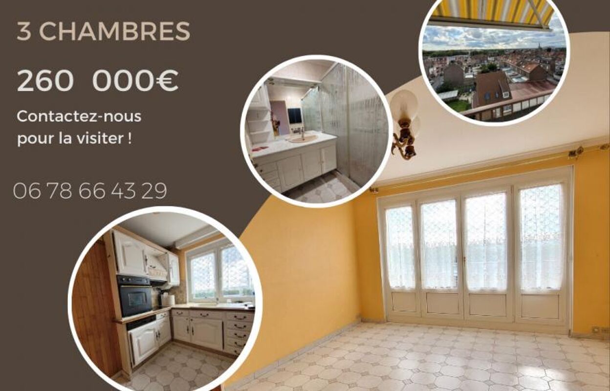 appartement 4 pièces 82 m2 à vendre à Croix (59170)