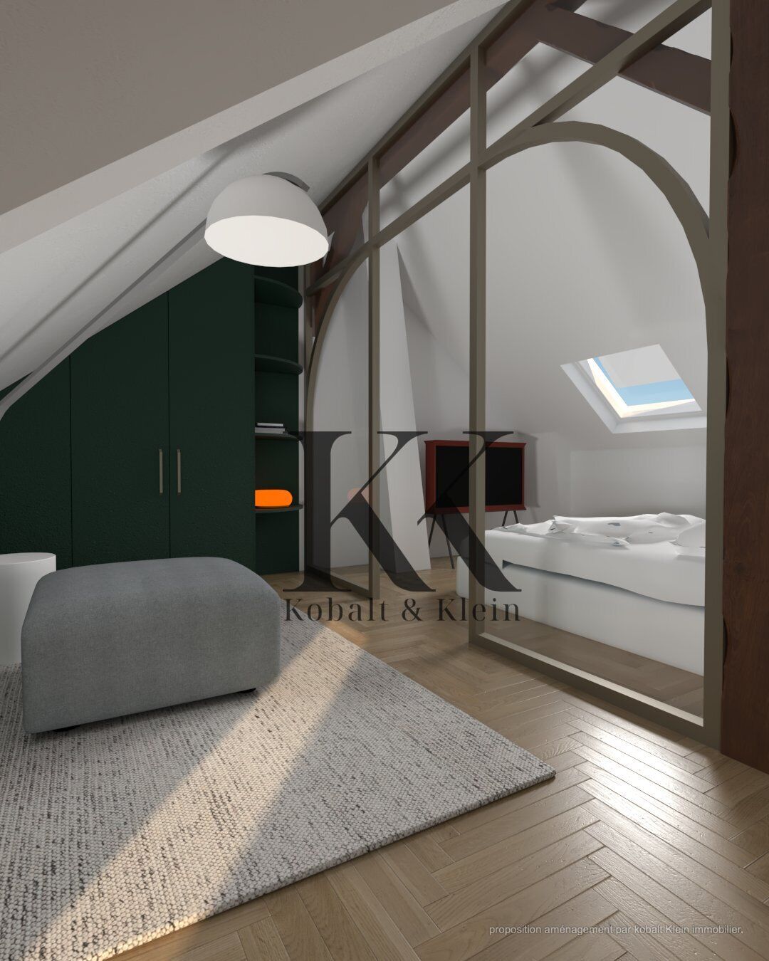 Appartement 3 pièces coeur de Saint-Maurice