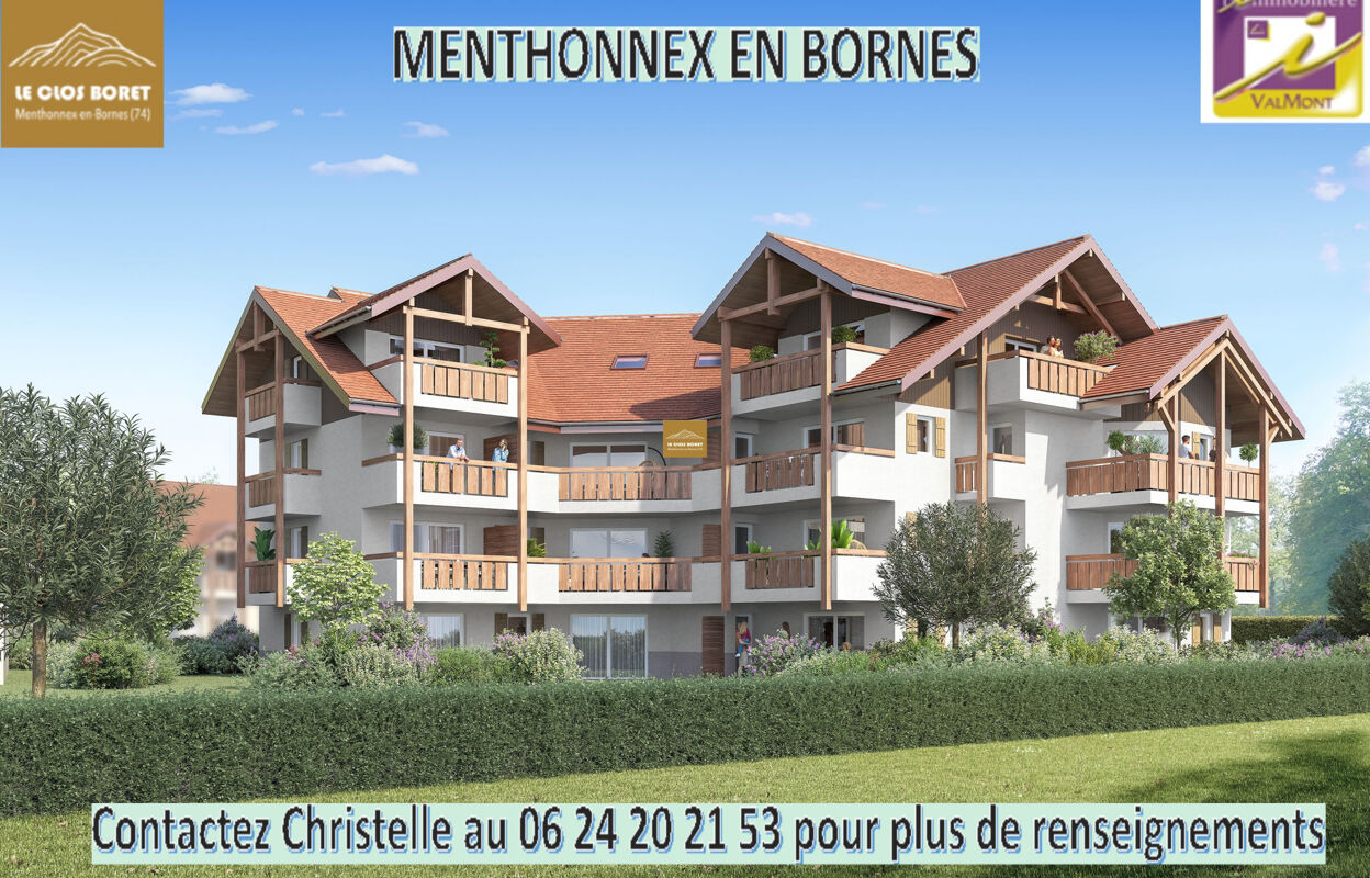 appartement 4 pièces 89 m2 à vendre à Menthonnex-en-Bornes (74350)