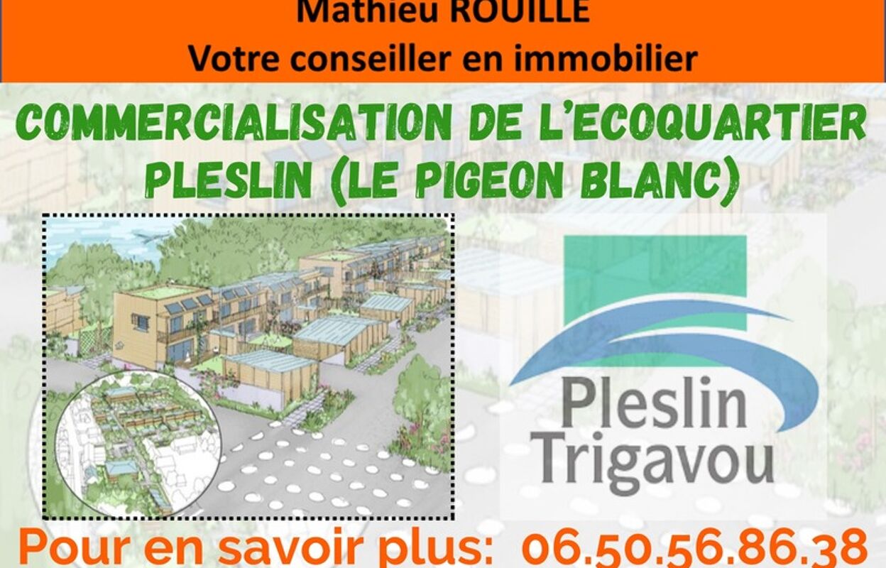 terrain  pièces 332 m2 à vendre à Pleslin-Trigavou (22490)