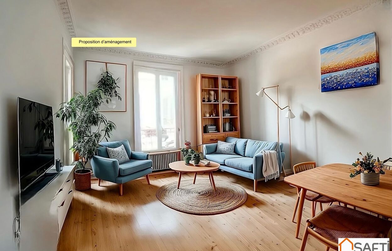 appartement 3 pièces 49 m2 à vendre à Paris 19 (75019)