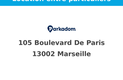 location garage 250 € CC /mois à proximité de Marseille 10 (13010)