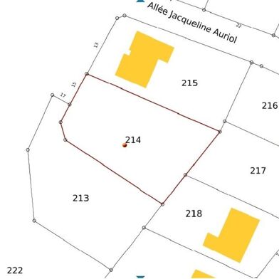 Terrain 1119 m²