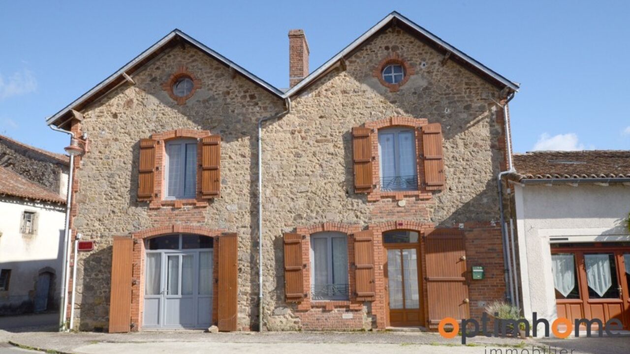 maison 3 pièces 110 m2 à vendre à Brillac (16500)