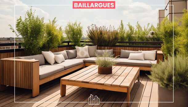 Appartement 3 pièces  à vendre Baillargues 34670