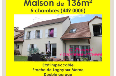 vente maison 449 000 € à proximité de Magny-le-Hongre (77700)