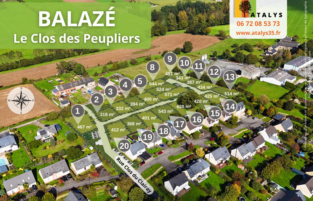 maison  pièces  m2 à vendre à Balazé (35500)