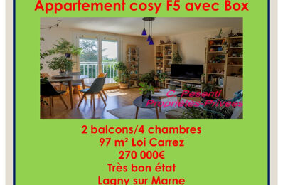 vente appartement 270 000 € à proximité de Quincy-Voisins (77860)