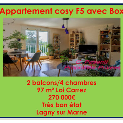 Appartement 5 pièces 96 m²