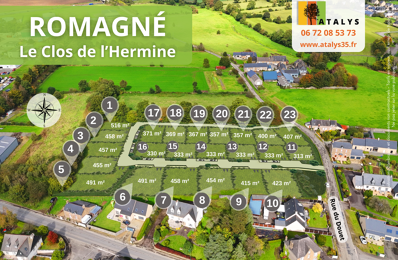 vente terrain 42 000 € à proximité de Saint-Germain-en-Coglès (35133)