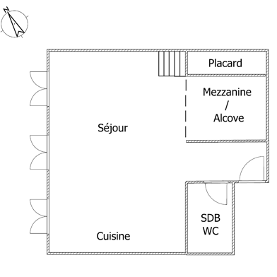 Appartement 1 pièce 27 m²