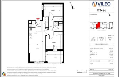 appartement 3 pièces 63 m2 à vendre à Challans (85300)