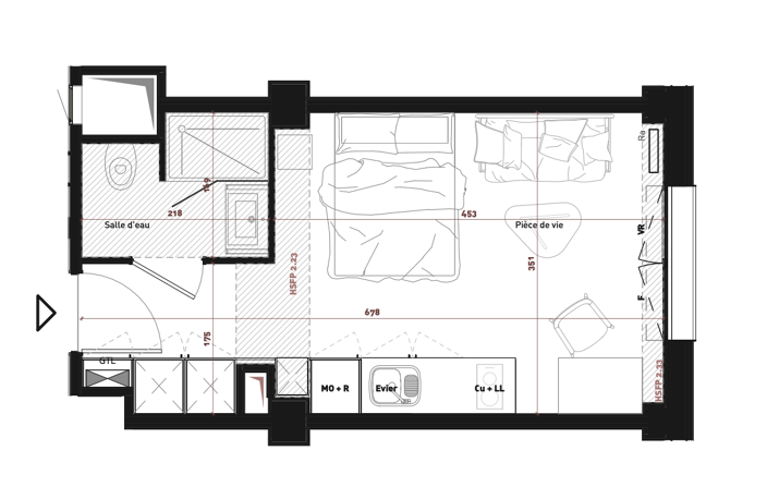 Appartement T2 Neuf - Angers — photo 4