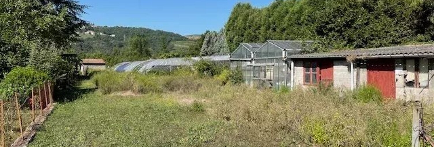 Terrain  2750 m² à vendre à Saint-Vallier (26240)