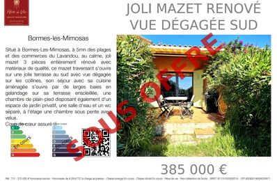 vente maison 385 000 € à proximité de Hyères (83400)