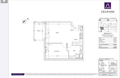 location appartement 800 € CC /mois à proximité de Pontonx-sur-l'Adour (40465)