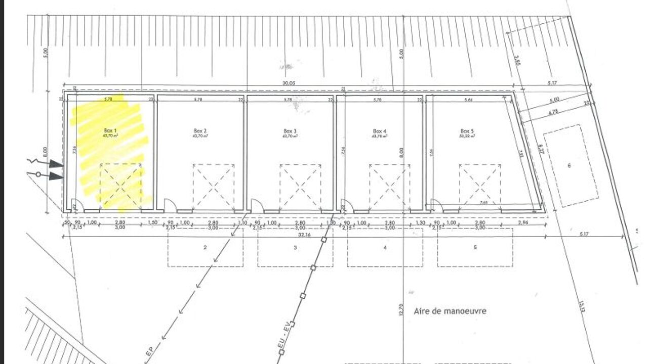 commerce  pièces 43 m2 à louer à Marvejols (48100)