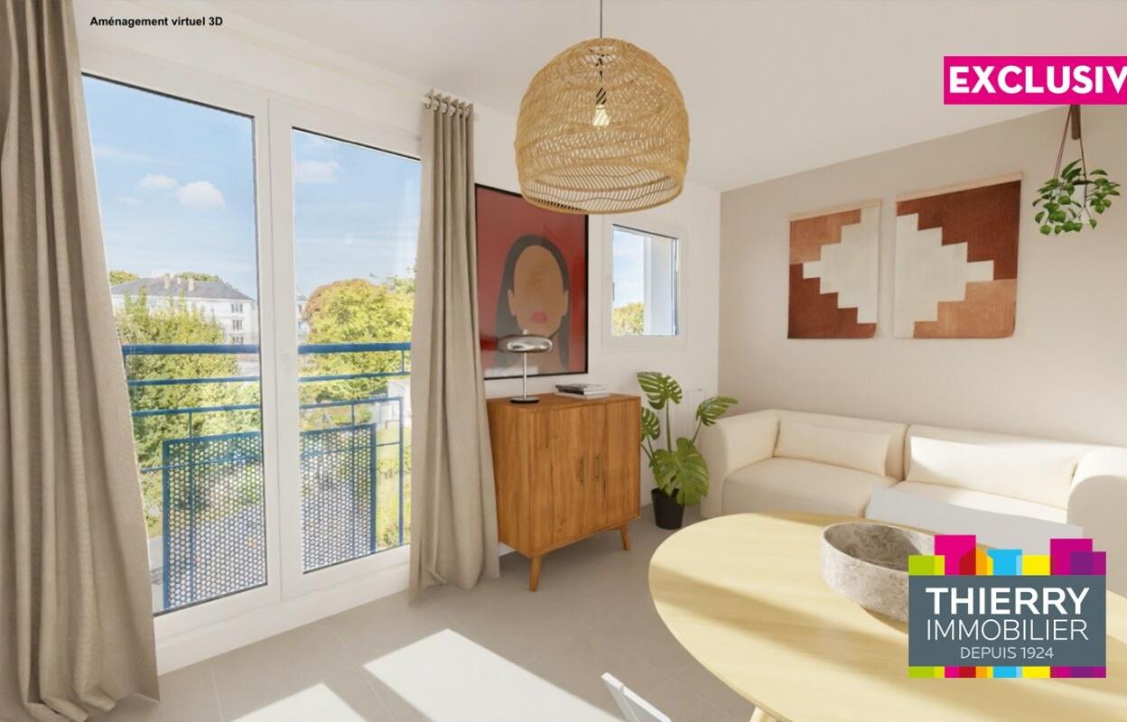 appartement 2 pièces 34 m2 à vendre à Nantes (44000)