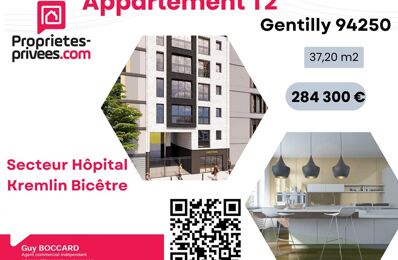 vente appartement 284 300 € à proximité de Gentilly (94250)