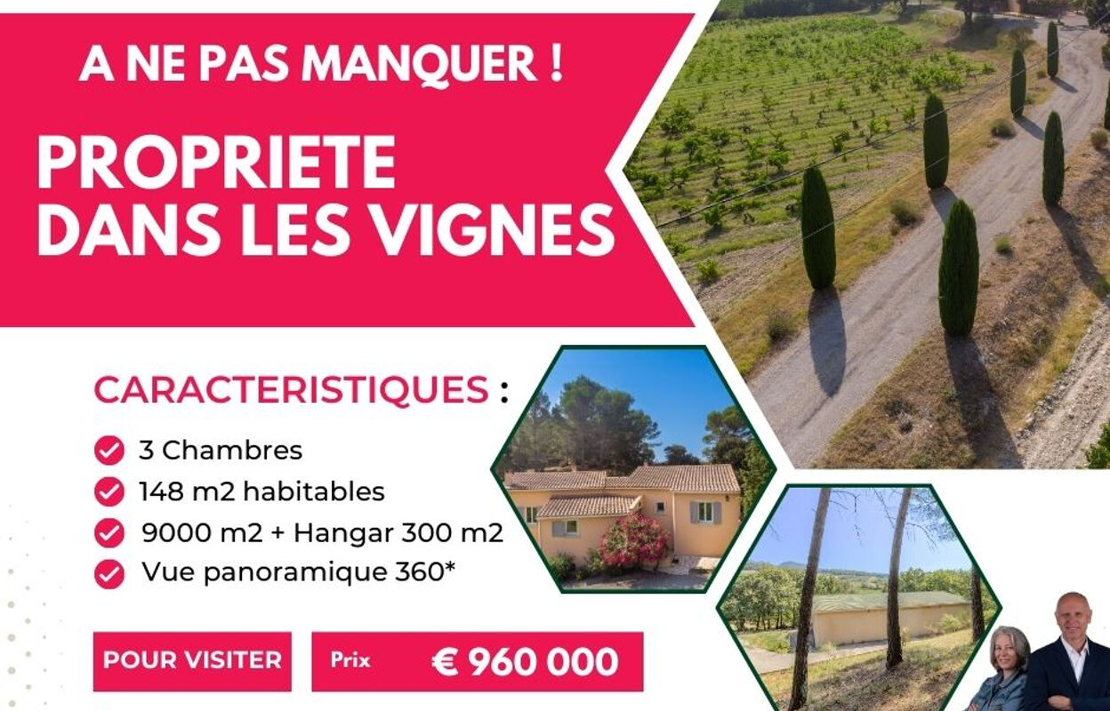 maison 6 pièces 155 m2 à vendre à Vacqueyras (84190)