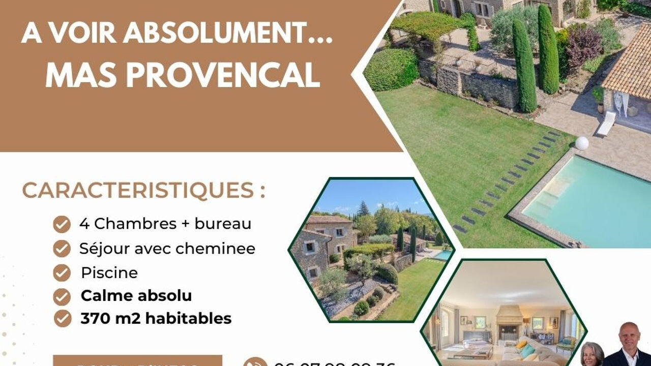 maison 11 pièces 370 m2 à vendre à Gordes (84220)