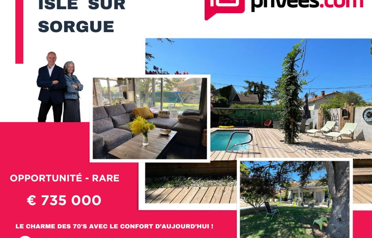 maison 6 pièces 180 m2 à vendre à L'Isle-sur-la-Sorgue (84800)