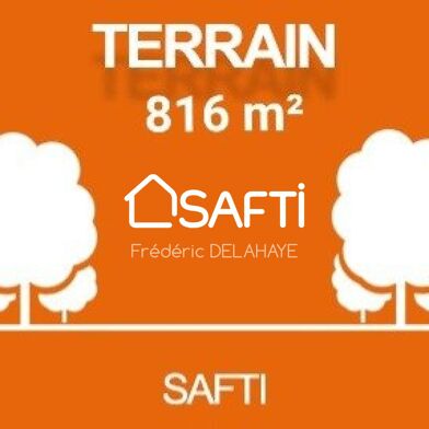 Terrain 816 m²