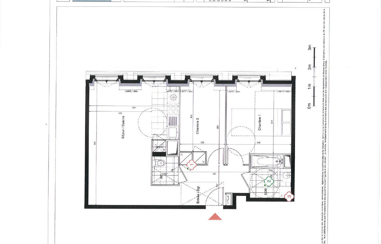 appartement 3 pièces 61 m2 à louer à Le Blanc-Mesnil (93150)