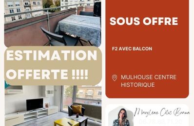 vente appartement 69 000 € à proximité de Mulhouse (68100)