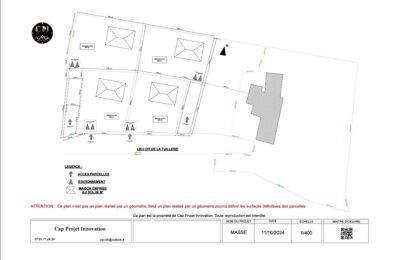 terrain  pièces 520 m2 à vendre à Parcé (35210)