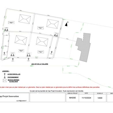 Terrain 520 m²