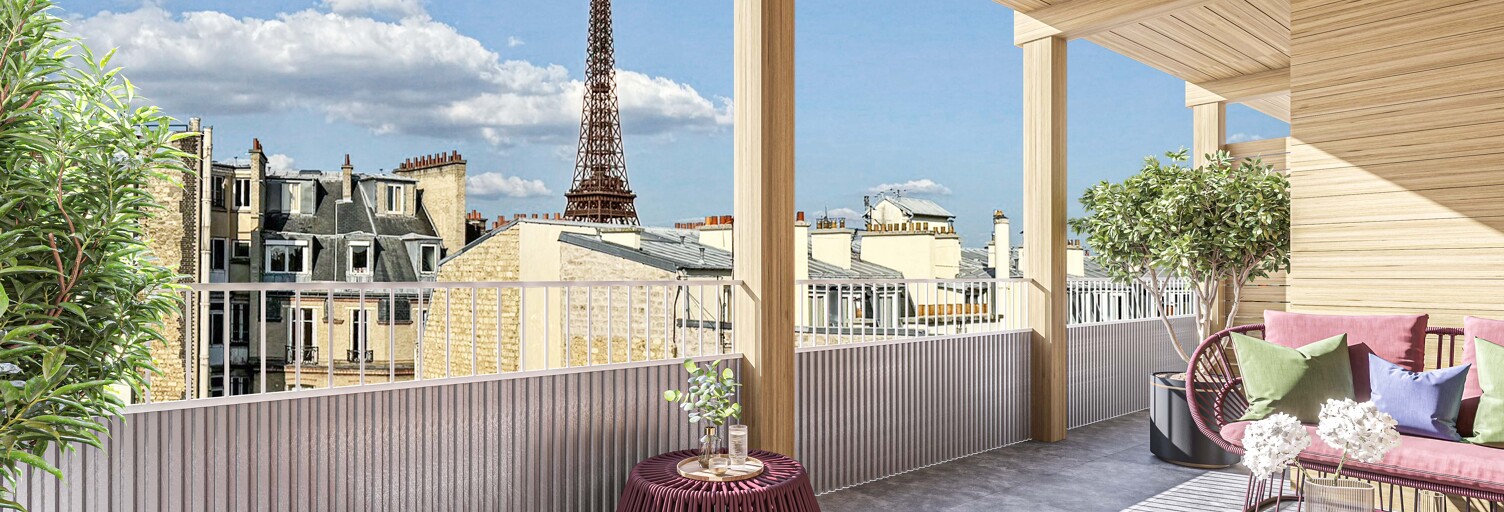 Appartement neuf T2, T3, T4, T5 Pièce 45 à 165 m² à vendre à Paris 16 (75016)