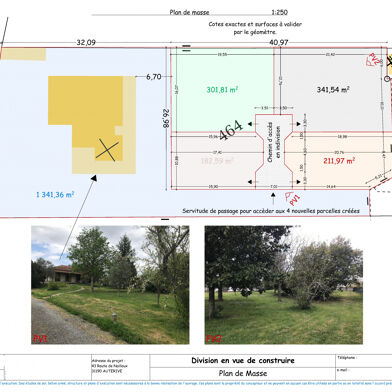 Terrain 1100 m²