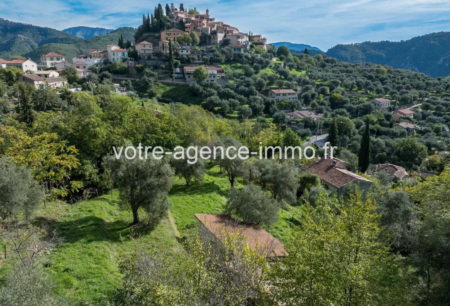 Coaraze, terrain 4500 m² à bâtir pour 150 m² — photo 1