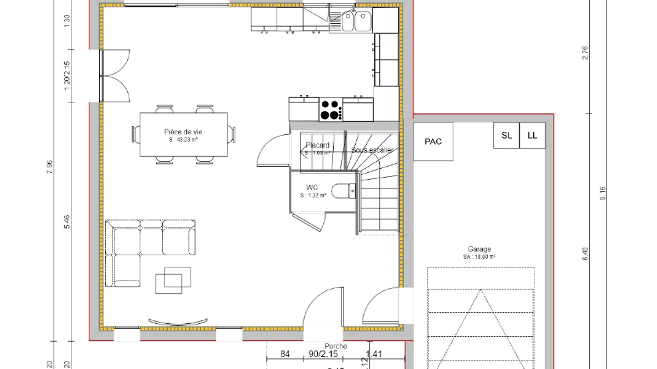 maison 4 pièces 94 m2 à vendre à Saint-Paul-de-Varax (01240)