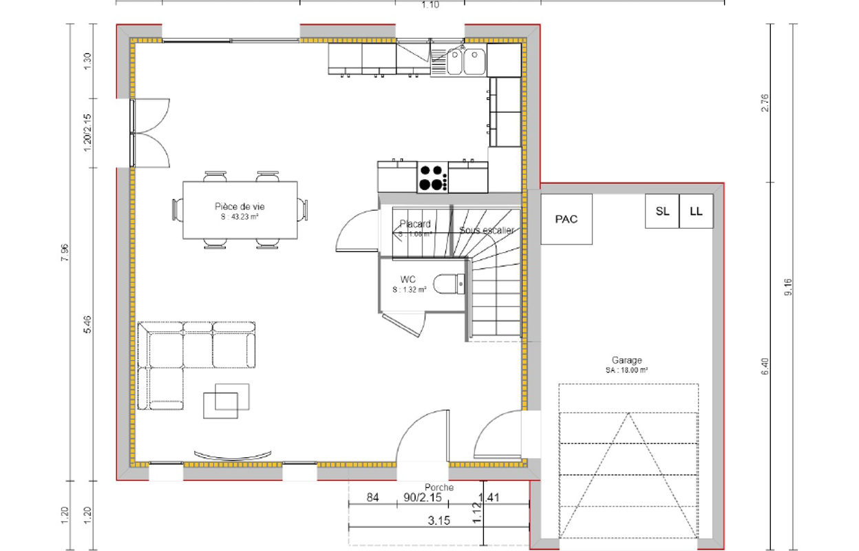 maison 4 pièces 94 m2 à vendre à Saint-Paul-de-Varax (01240)