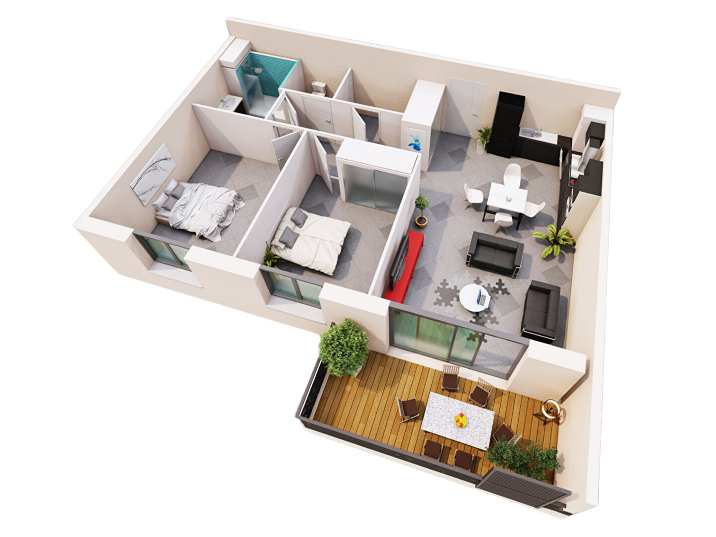 Appartement 3 pièces  à vendre Albi 81000