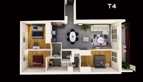 Appartement 1 pièces  à vendre Albi 81000