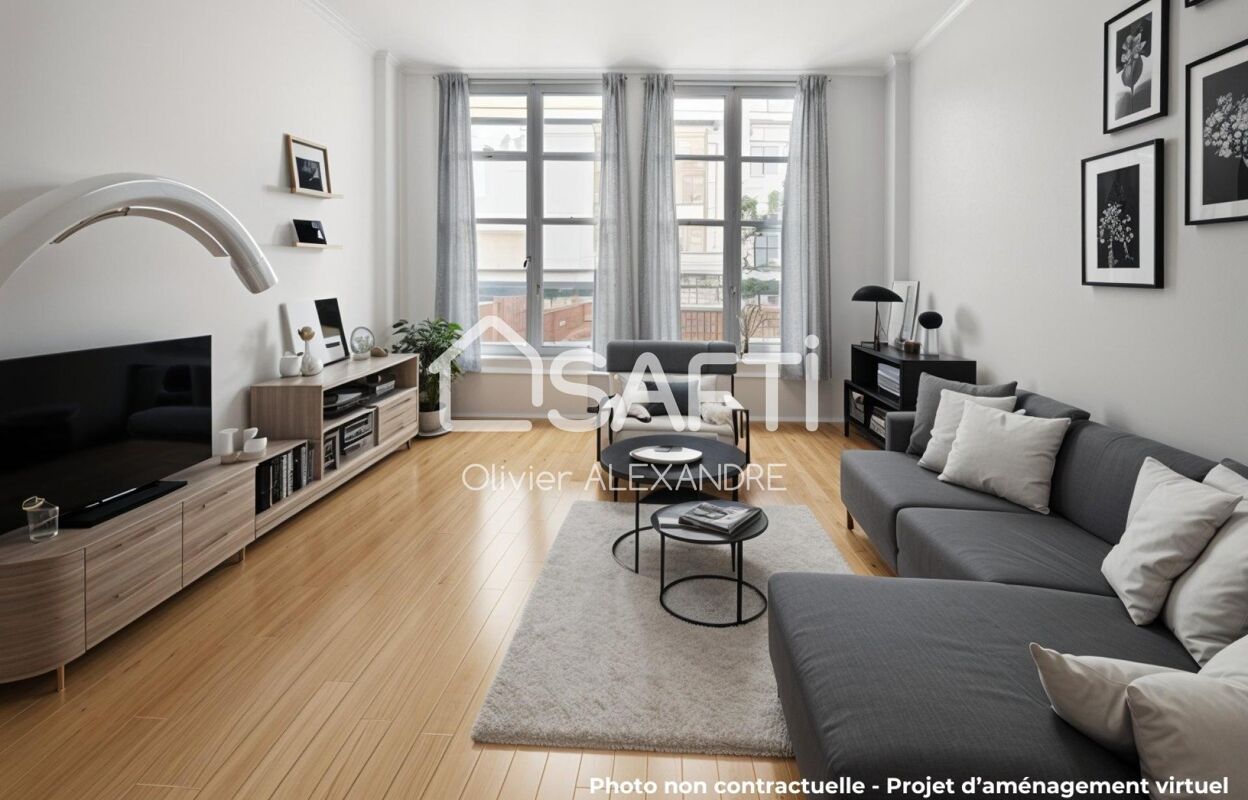 appartement 2 pièces 57 m2 à vendre à Paris 16 (75016)