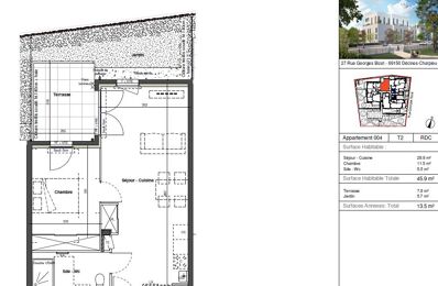 location appartement 660 € CC /mois à proximité de Couzon-Au-Mont-d'Or (69270)