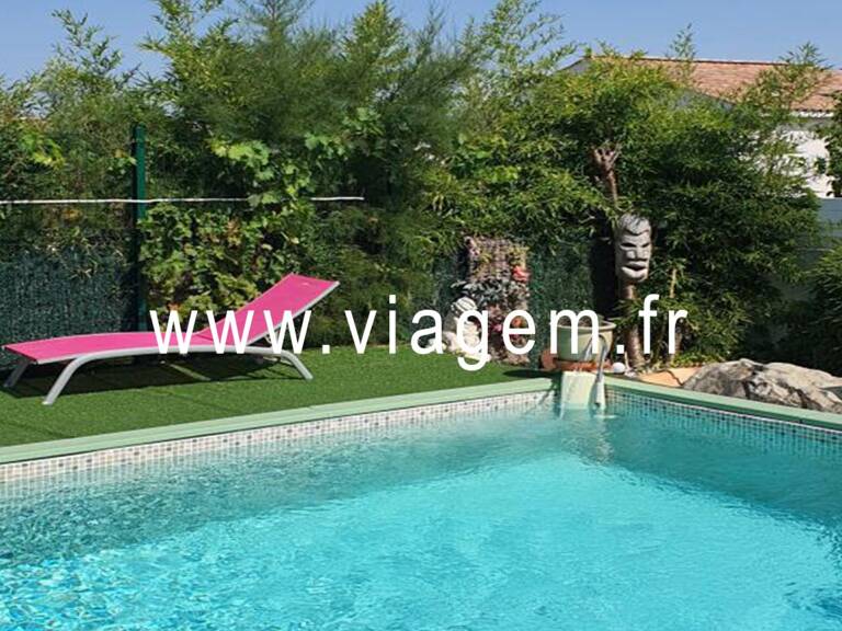 belle villa de plain pied avec piscine sur Servian en viager occupé avec un homme unique propriétaire sur un terrain — photo 1
