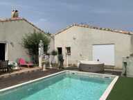 belle villa de plain pied avec piscine sur Servian en viager occupé avec un homme unique propriétaire sur un terrain — photo 3